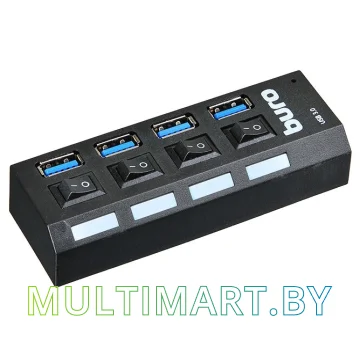 USB-хаб Buro BU-HUB4-U3.0-L
